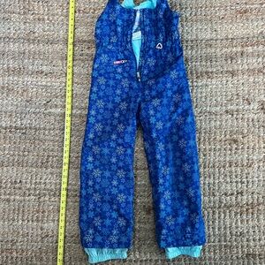 Obermeyer Blue Kids Snow Bib Overalls